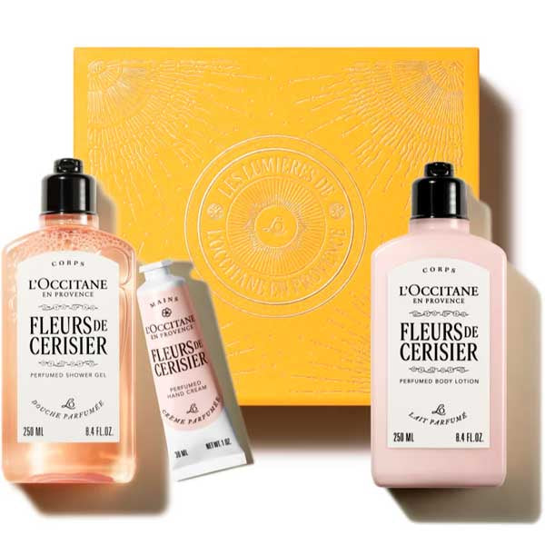L'Occitane Fleurs de Cerisier Cherry Blossom Fragrance Collection – مجموعة زهور الكرز للعطور والعناية من لوكسيتان