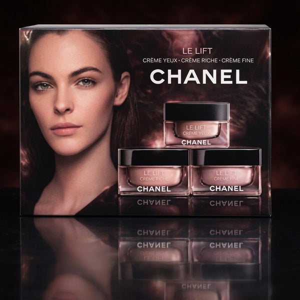Chanel Le Lift 3-in-1 Face Cream Set | مجموعة شانيل لو ليفت 3 في 1 لكريمات العناية بالوجه