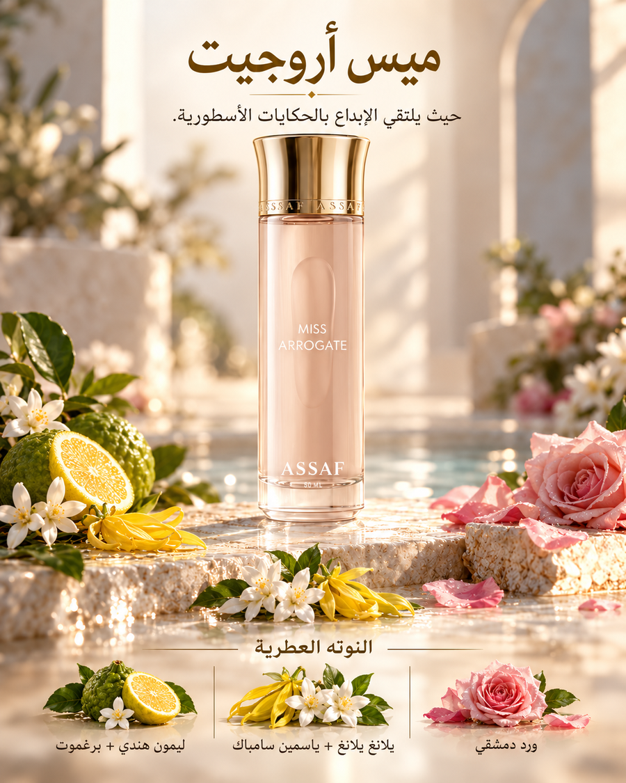 Asaf Arrogate Mini Perfume Set 5 × 7.5ml | مجموعة عطور أساف أروجيت ميني 5 قطع