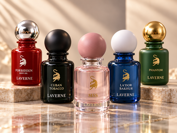 Laverne Perfume Collection 5 × 30ml | مجموعة عطور لافيرن 5 قطع × 30 مل