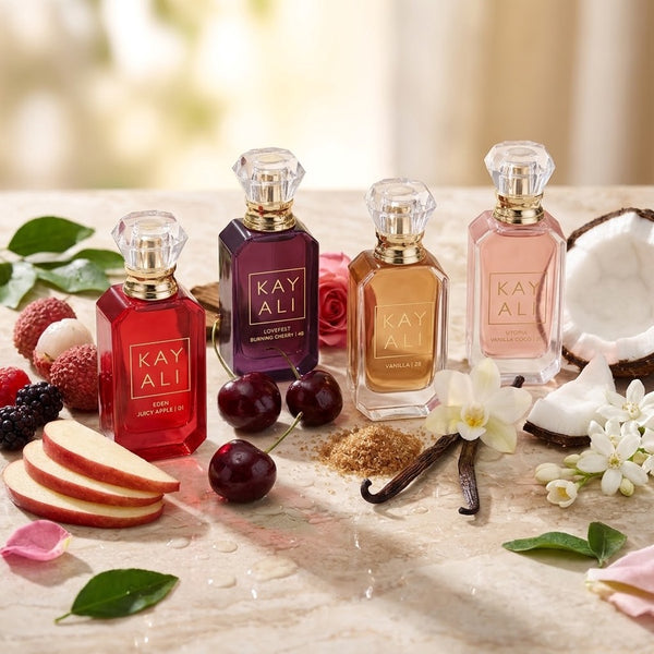 Kayali 4 in 1 Perfume Gift Set Secret Vanille – مجموعة عطور كيالي 4 في 1 سيكريت فانيلا للنساء