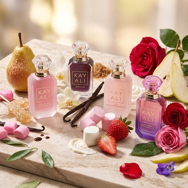 Kayali Sweet Obsessions Miniature Set 4×10ml – مجموعة عطور كيالي سويت أوبسيشنز 4 قطع × 10 مل