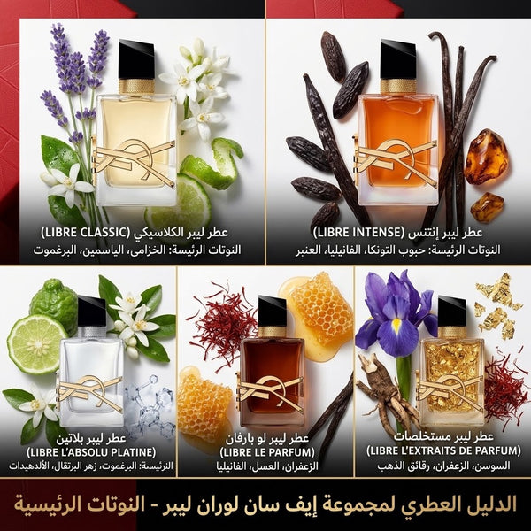 Yves Saint Laurent YSL Luxury Mini Perfume Gift Set 5 Pcs | مجموعة عطور إيف سان لوران الفاخرة ميني 5 قطع