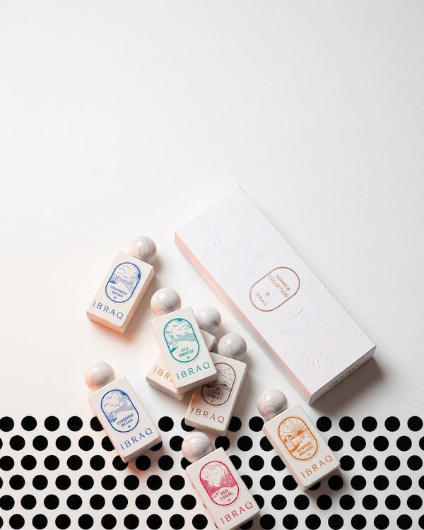 IBRAQ Mini Summer Collection 6 × 10ml | مجموعة عطور إبراق سمر كولكشن الصيفية 6 قطع