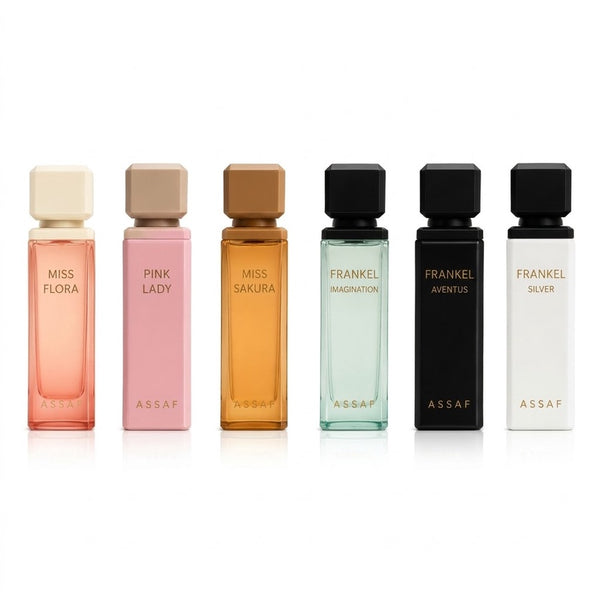 ASSAF Collection 6 Pieces Eau de Parfum Gift Set | مجموعة عطور عساف كولكشن 6 قطع