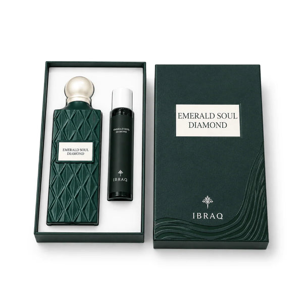 IBRAQ Emerald Soul Diamond Gift Set 150ml + 75ml | مجموعة إبراق إميرالد سول دايموند 150 مل + 75 مل