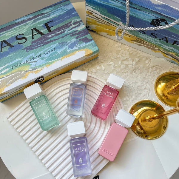 ASSAF Les Exclusifs Luxury Perfume Gift Set 5 × 30ml | مجموعة عطور عساف ليه إكسكلوسيف الفاخرة 5 × 30 مل